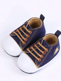 Baby Navy Blue Denim Sneakers