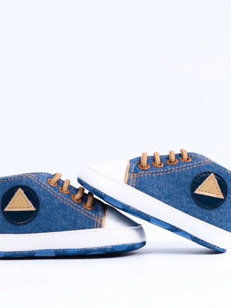 Baby Blue Denim Sneakers