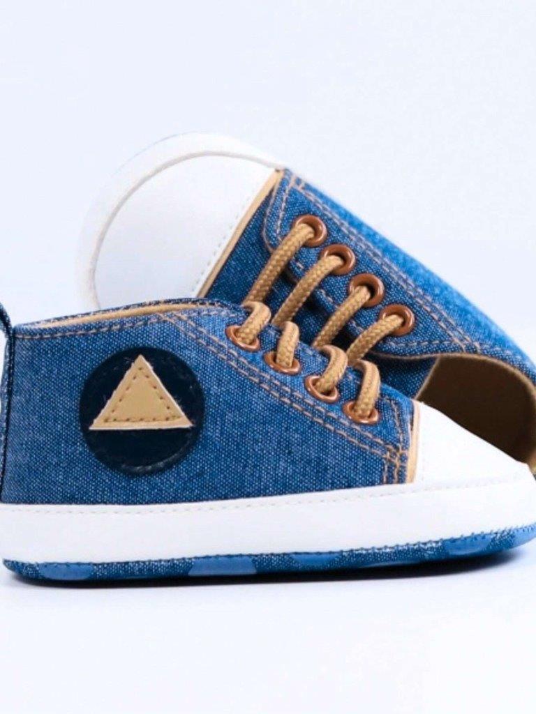 Baby Blue Denim Sneakers