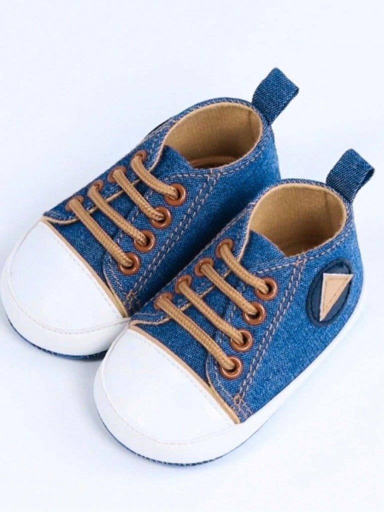 Baby Blue Denim Sneakers
