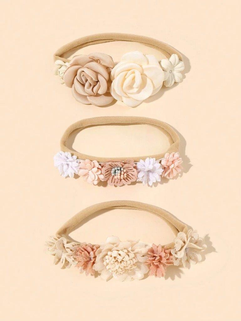 Baby 3 Piece Headband Set Mix 7