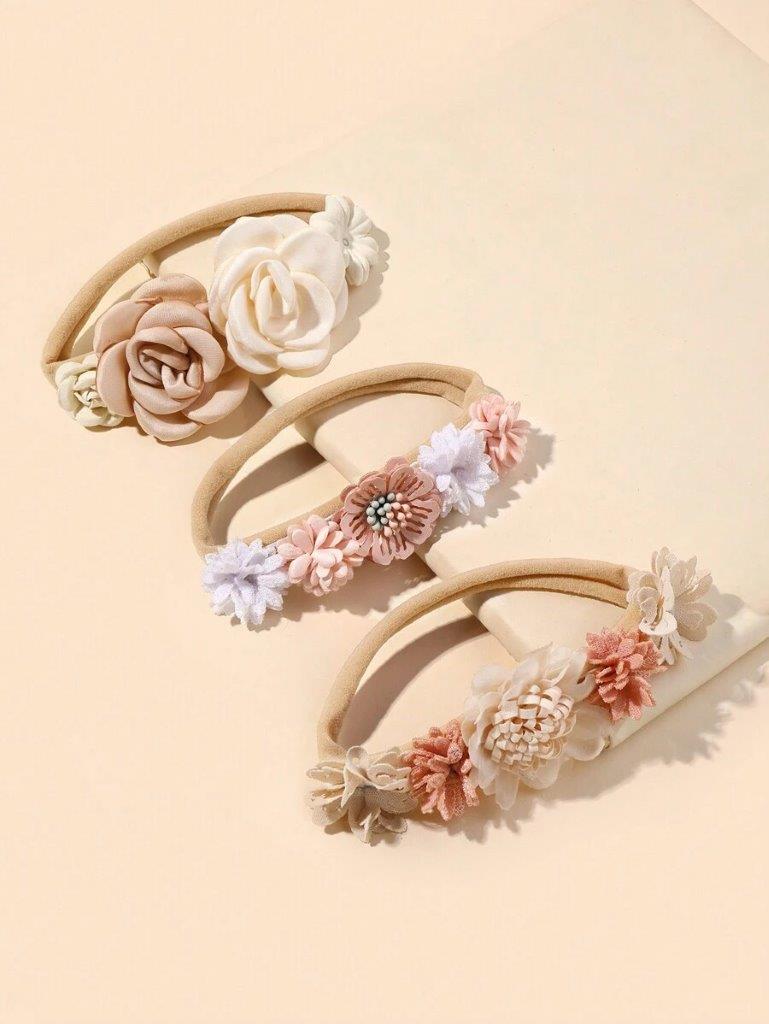Baby 3 Piece Headband Set Mix 7
