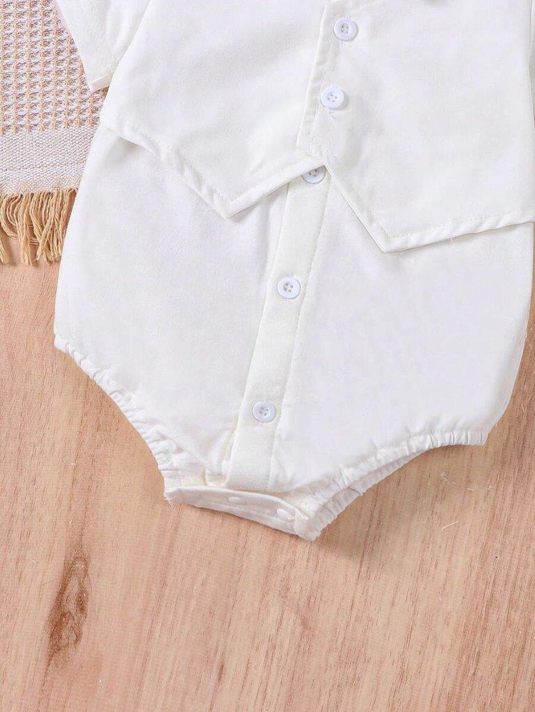 Baby 2 In 1 Bodysuit Baptism Outfit