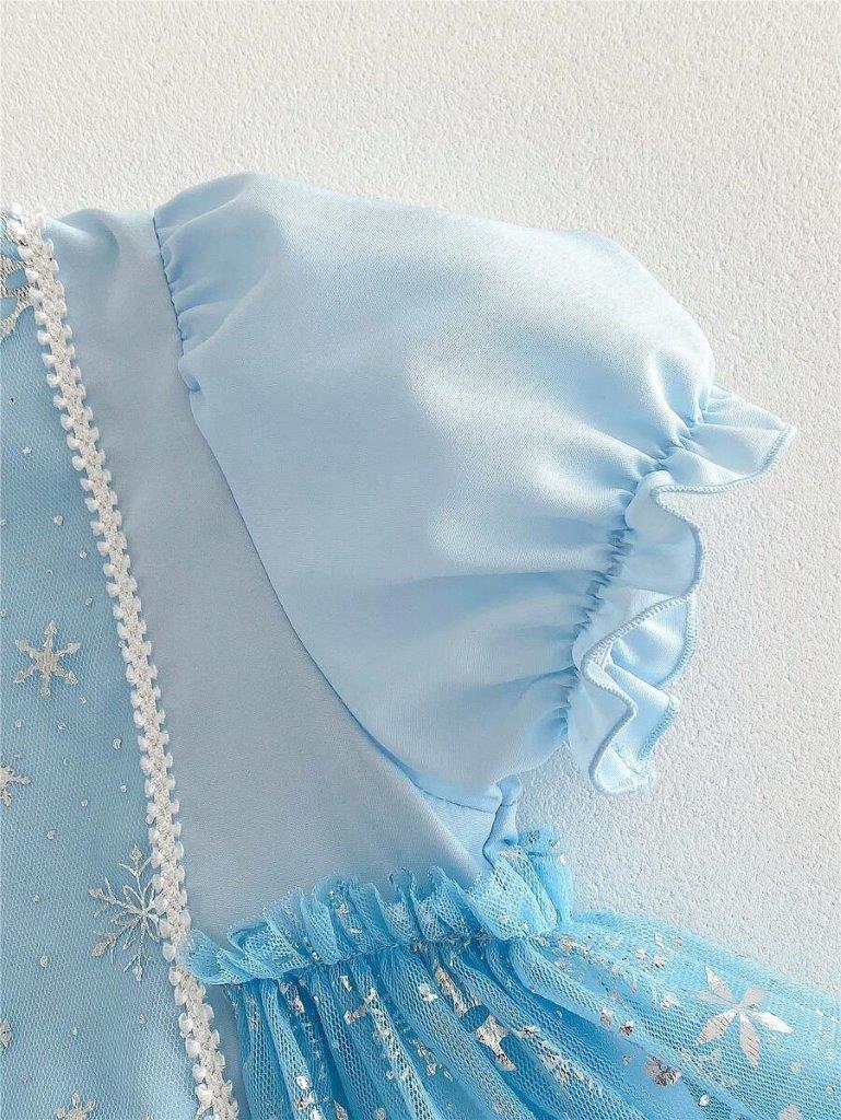 Baby Sparkle Snowflake Bodysuit Dress