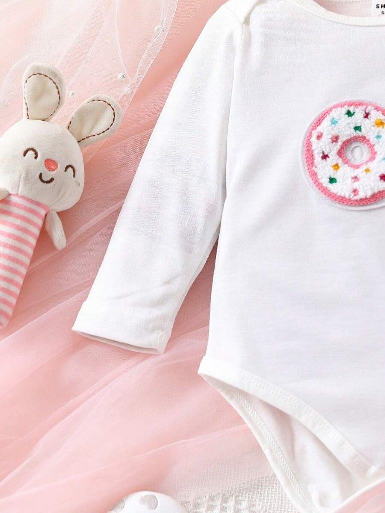 Baby Donut One Year Old Birthday Set