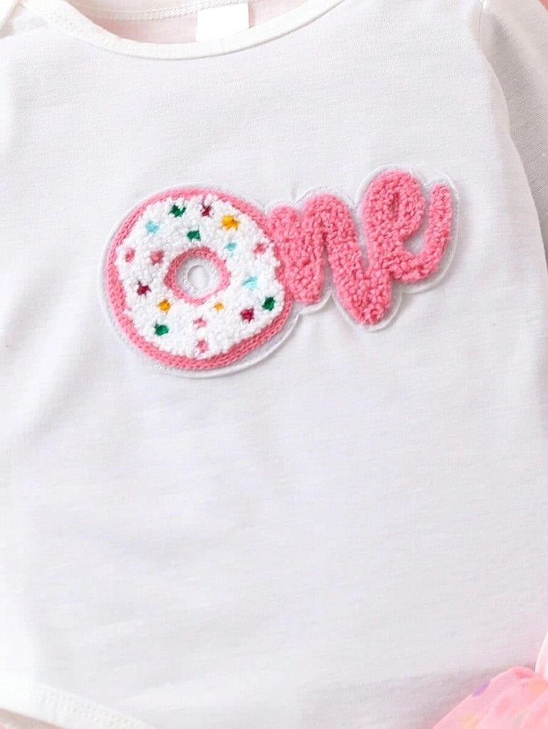 Baby Donut One Year Old Birthday Set
