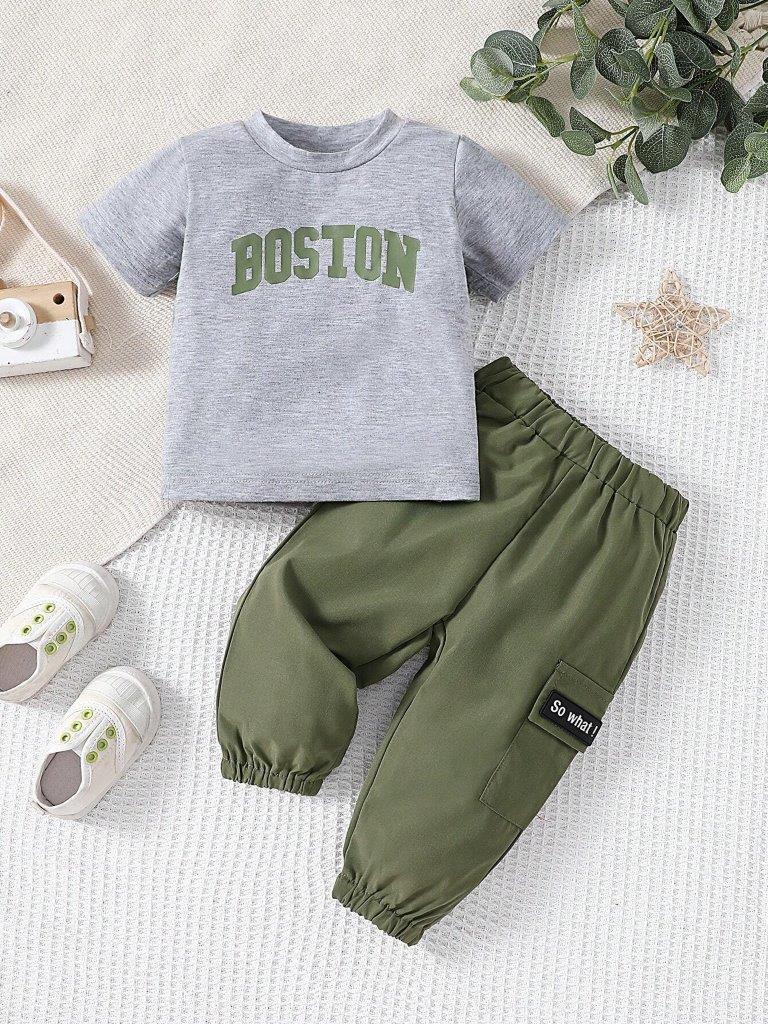 Baby Boston Tee And Pants Set