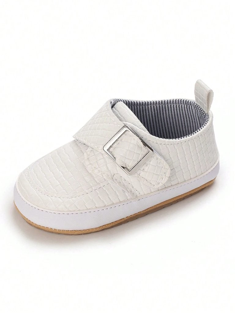 Baby Side Buckle Strap Slip On Shoes