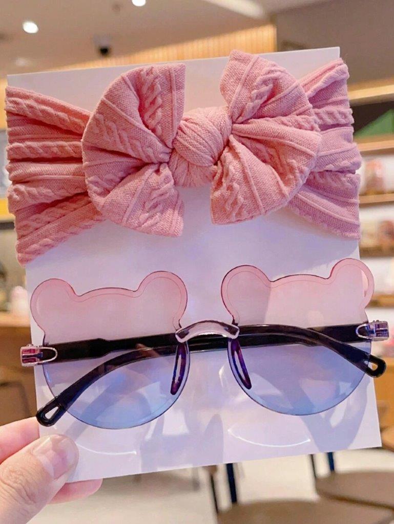 Kids Character Sunglasses With Headband Set