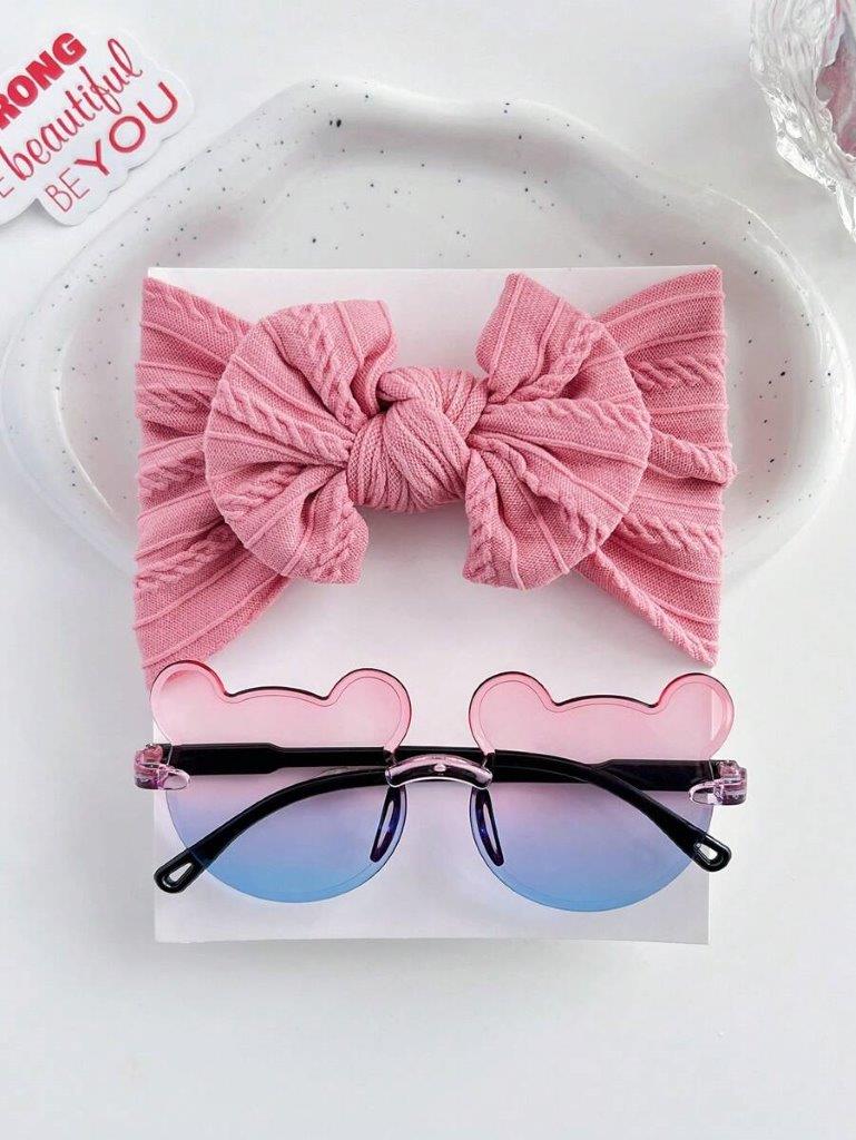 Kids Character Sunglasses With Headband Set