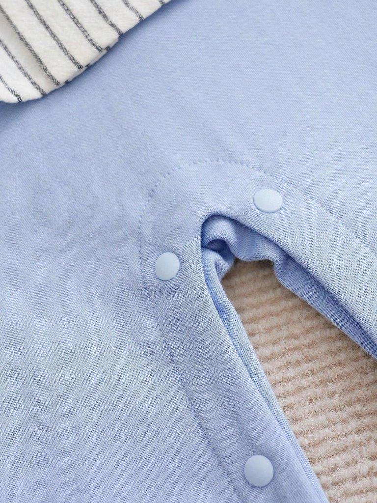 Baby 2 in 1 Stripe Collar Jumpsuit