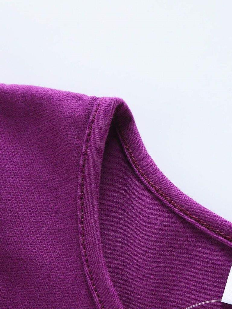 Toddler Girls Red Violet Unicorn Dress