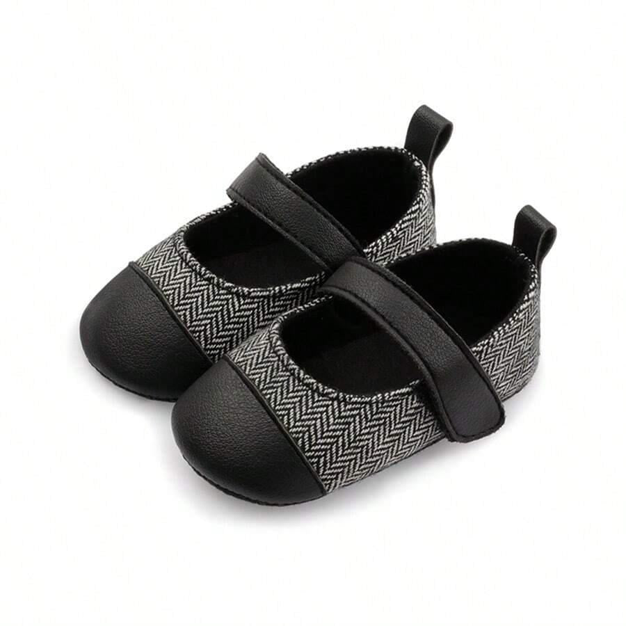 Baby Black Pattern Flats