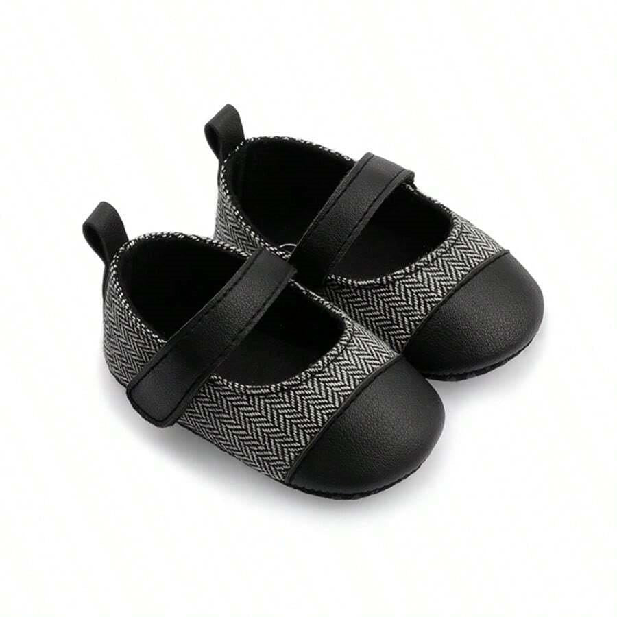 Baby Black Pattern Flats