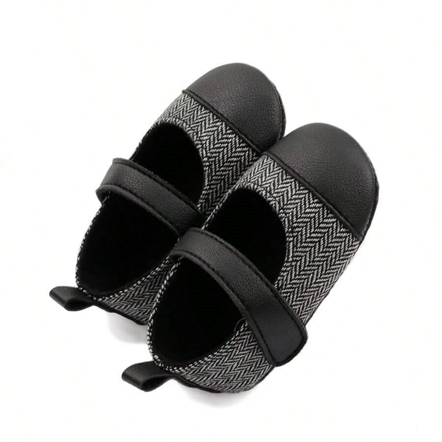 Baby Black Pattern Flats