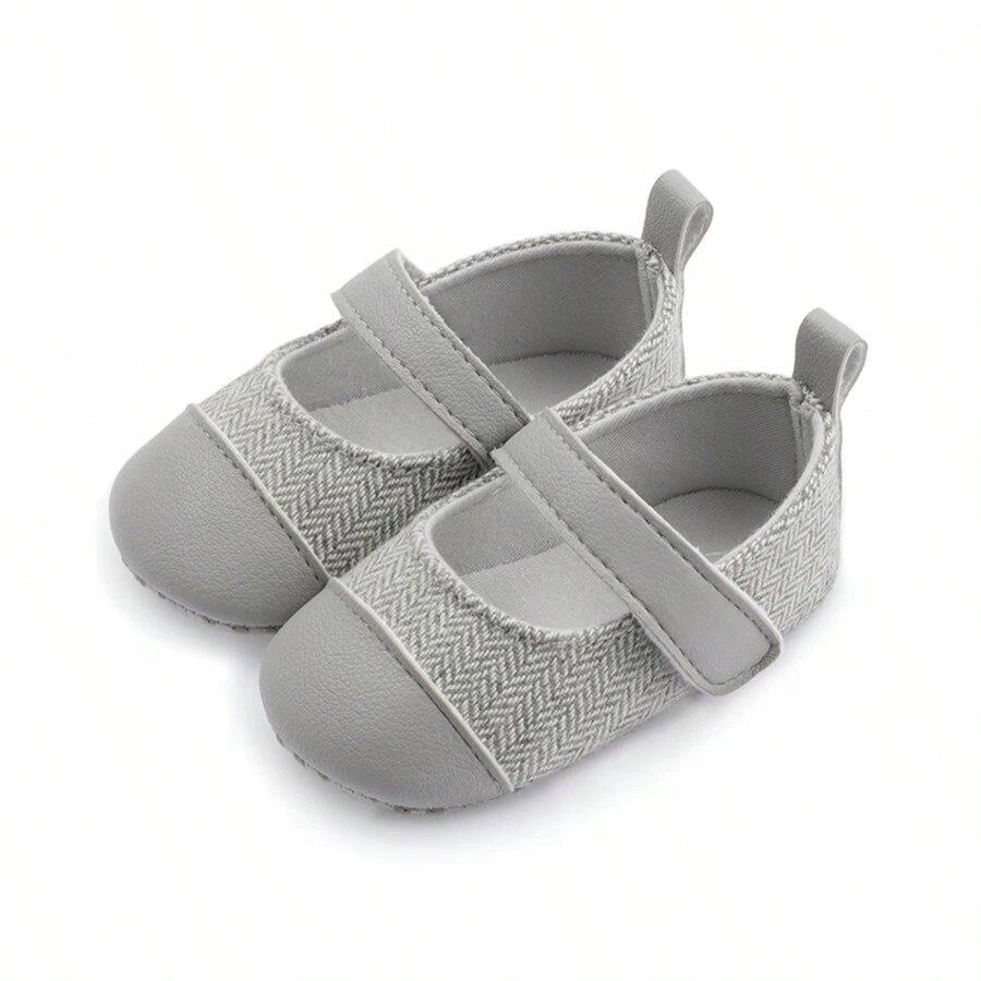 Baby Grey Pattern Flats
