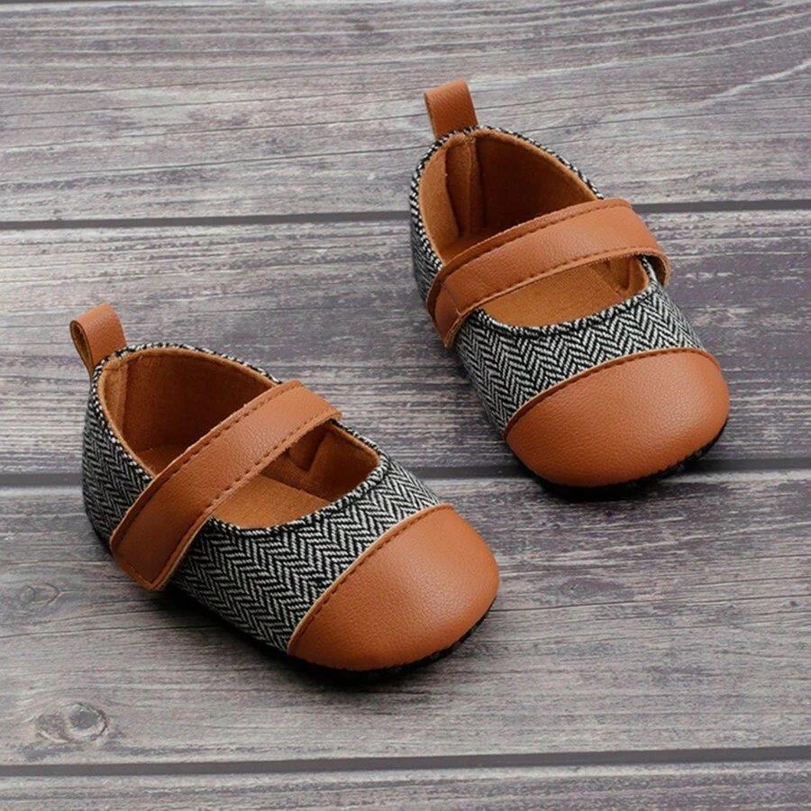 Baby Brown Pattern Flats