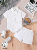 Baby 2 In 1 Bodysuit Baptism Outfit