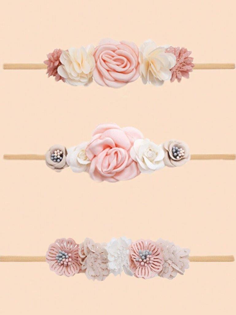 Baby 3 Piece Headband Set Mix 4