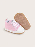 Baby Light Pink Stripe Canvas Sneaker