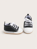 Baby Black Stripe Canvas Sneaker