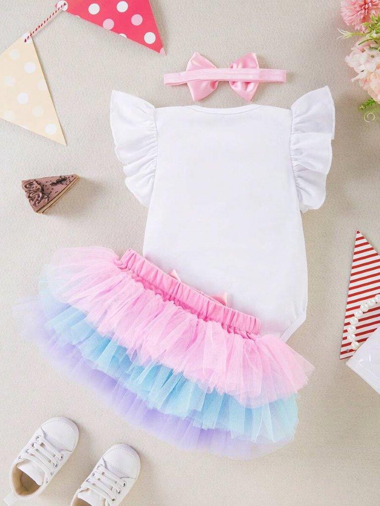 Baby One Year old Princess Tutu Birthday Outfit