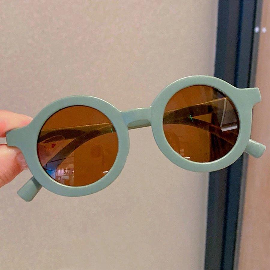 Kids Unisex Sunglasses Dark Green