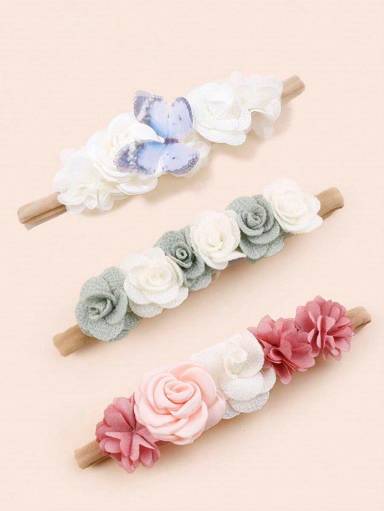 Baby 3 Piece Headband Set Mix 3