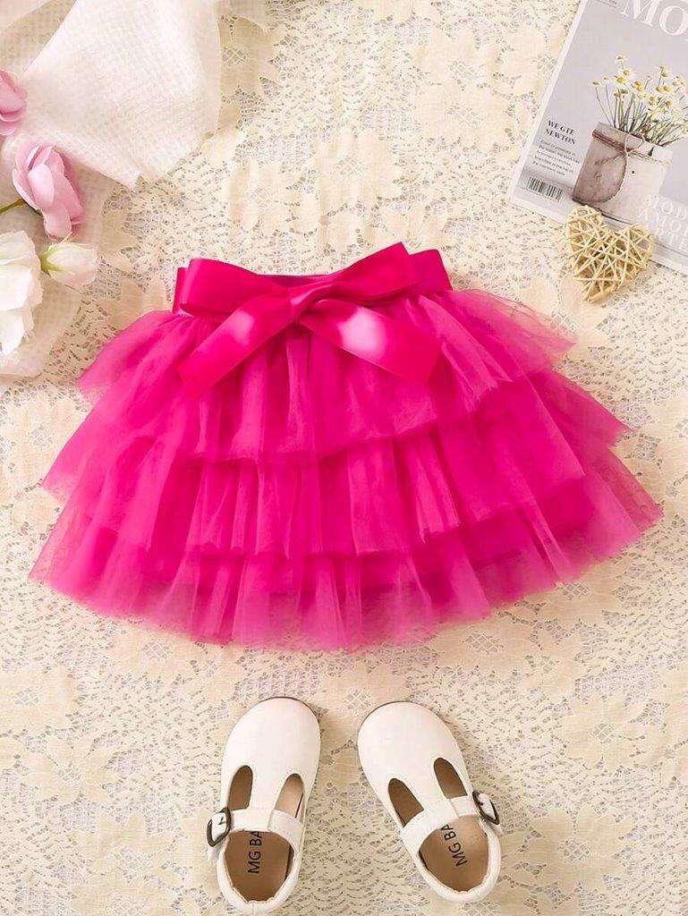 Baby Hot Pink Tulle Skirt