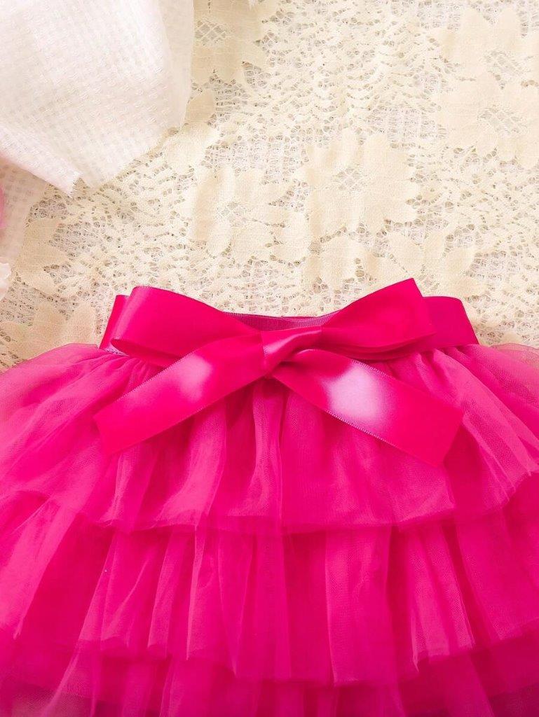 Baby Hot Pink Tulle Skirt