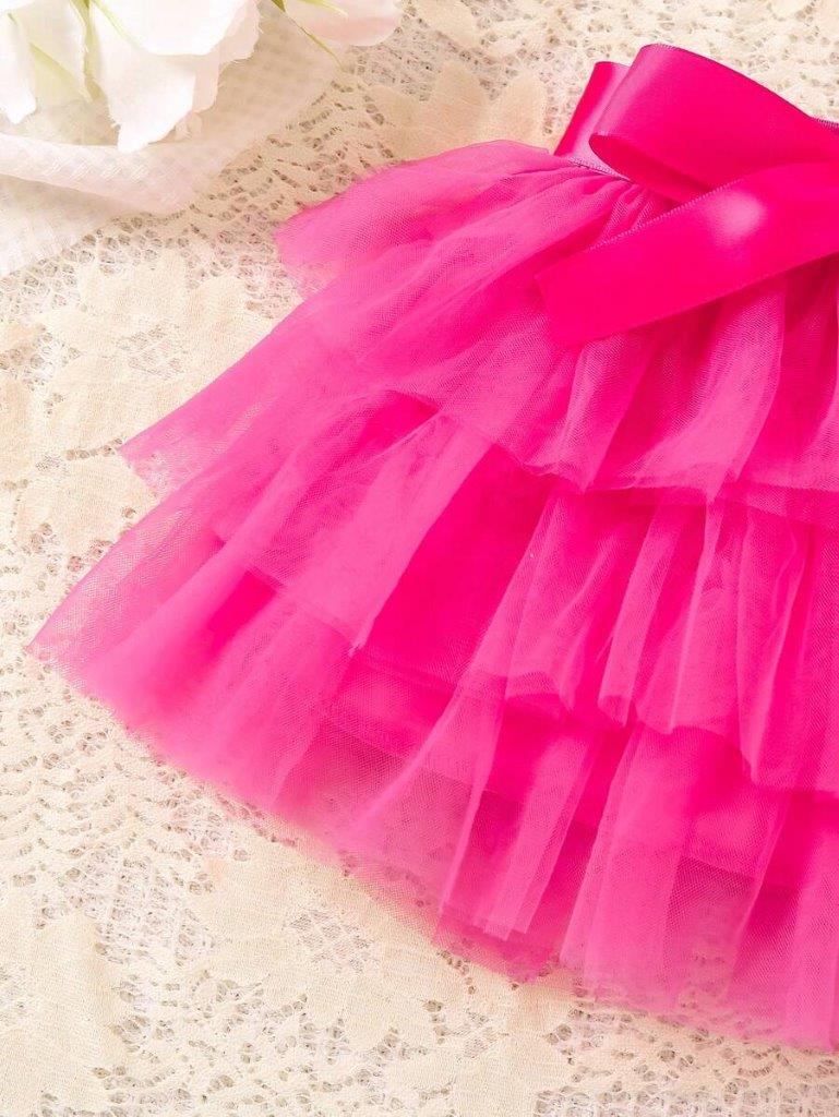 Baby Hot Pink Tulle Skirt