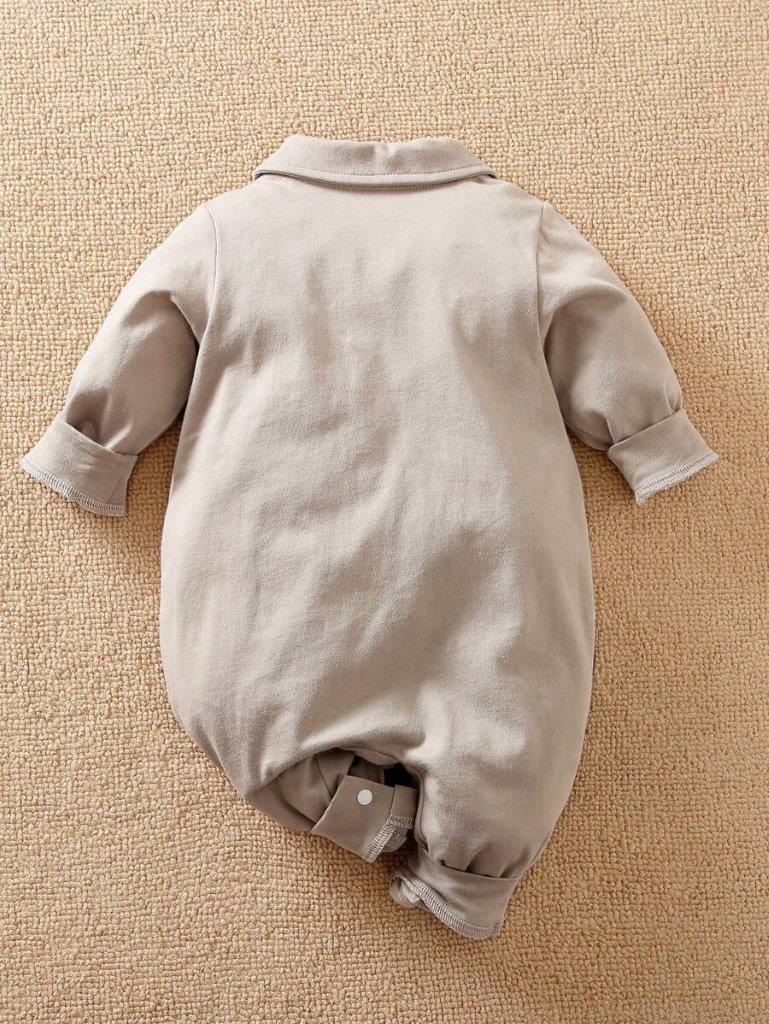 Baby Polo Collar Jumpsuit