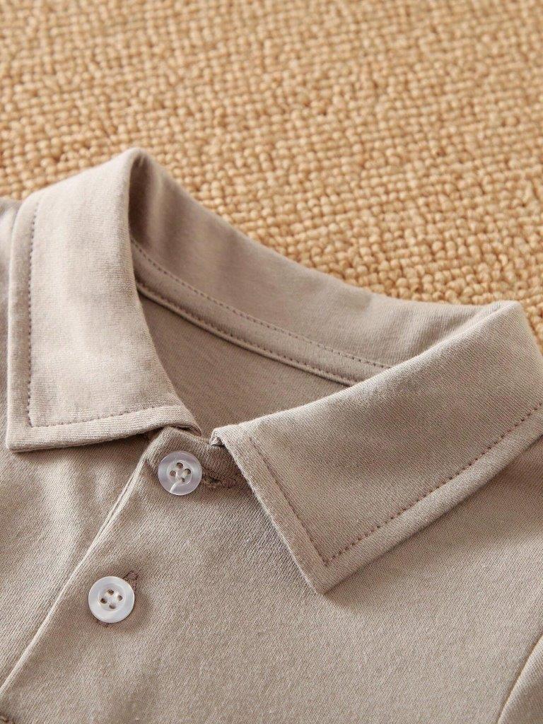 Baby Polo Collar Jumpsuit