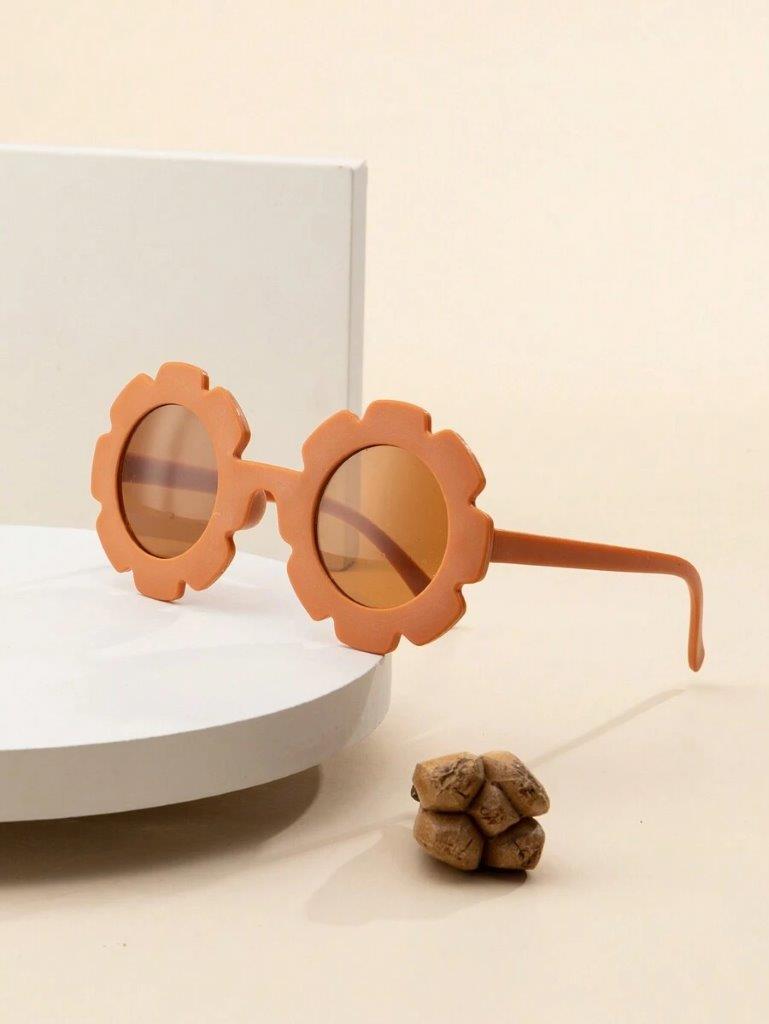 Kids Sunflower Sunglasses Orange