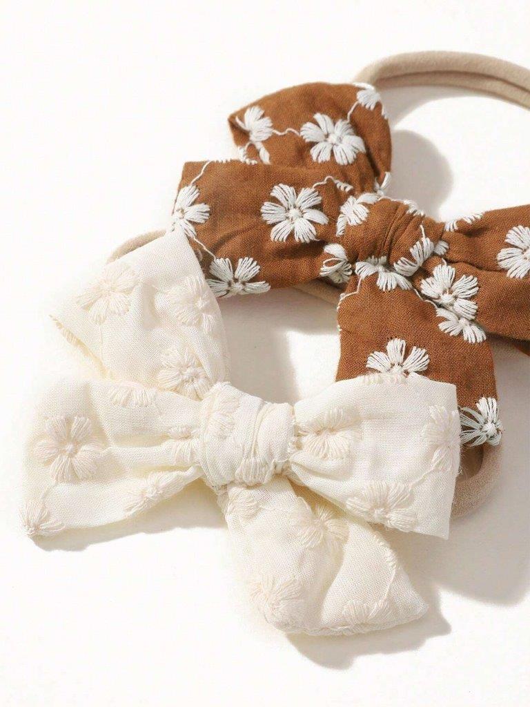 Baby 5 Piece Printed Headband Set