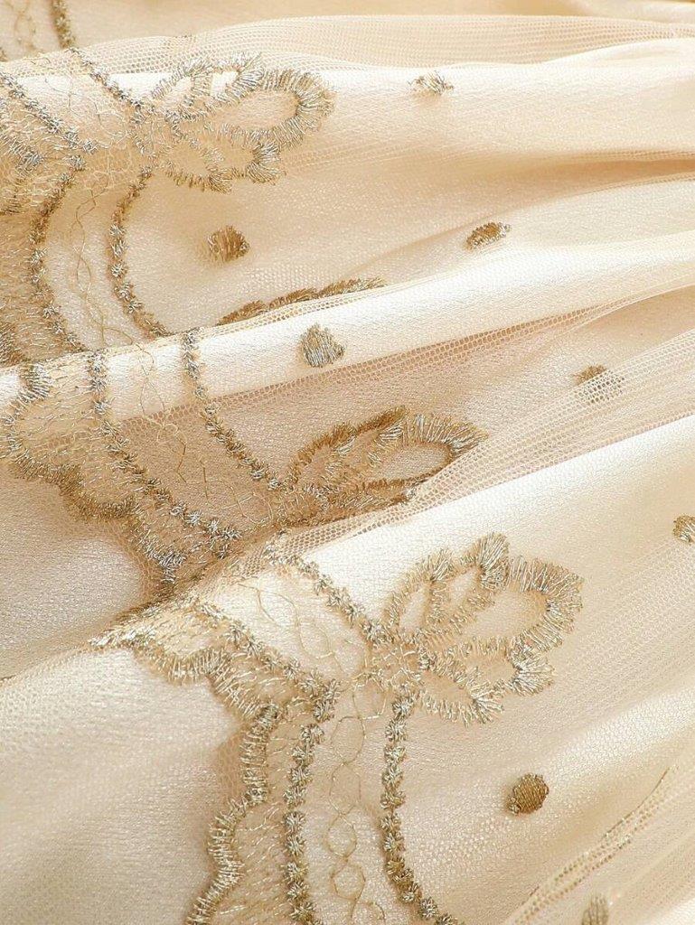 Baby Palace Embroidery Mesh Dress