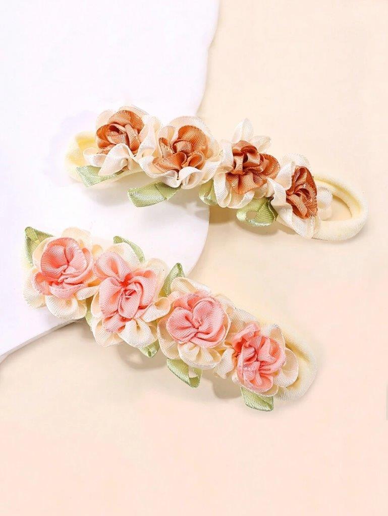 Baby 2 Piece Flower Headband Set 1