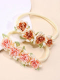 Baby 2 Piece Flower Headband Set 1