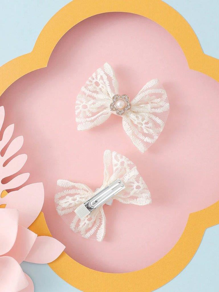 2 Piece Decor Hair Clips Set