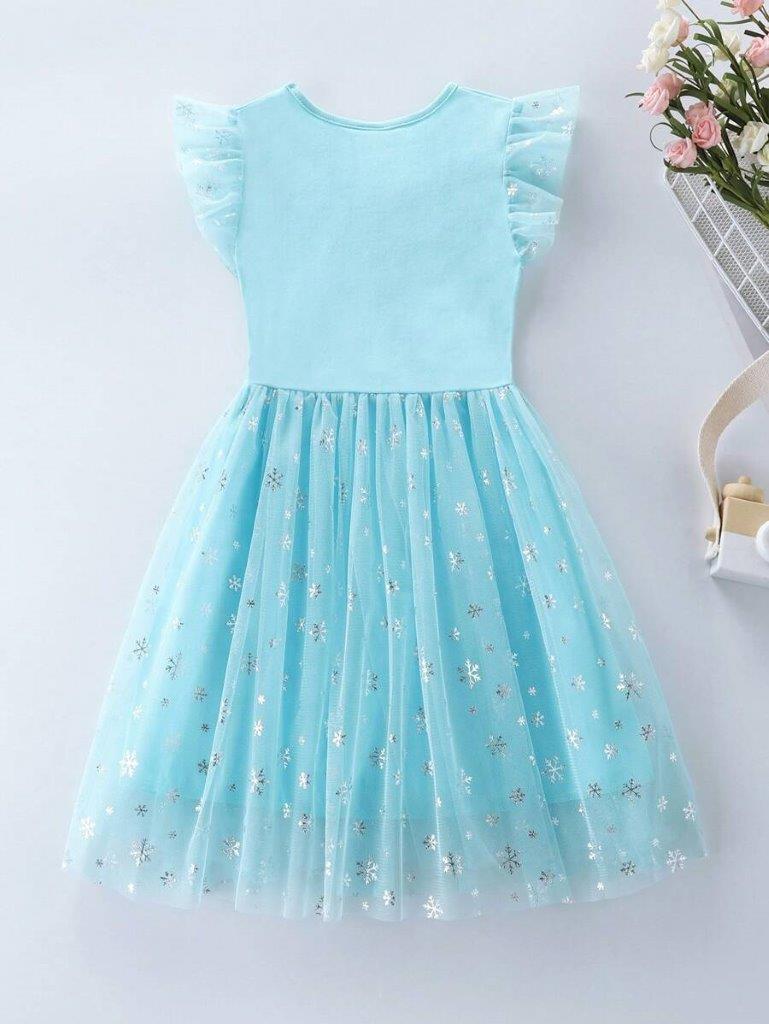 Toddler Girls Sparkle Frozen Dress