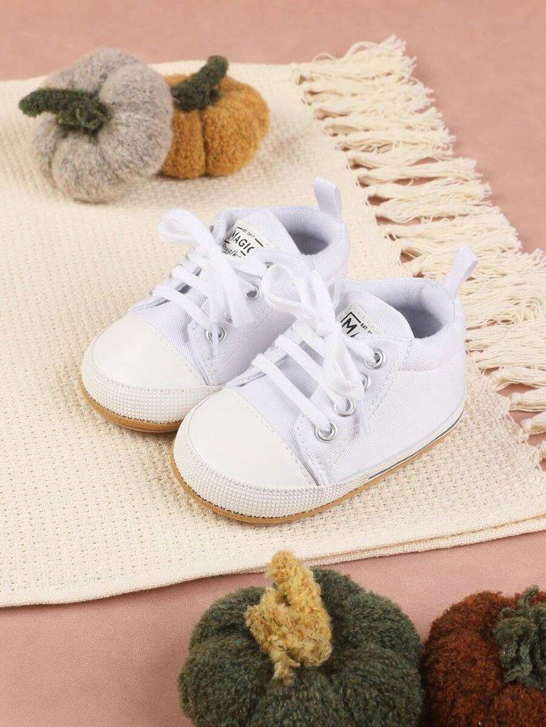 Baby Light Blue Stripe Canvas Sneaker