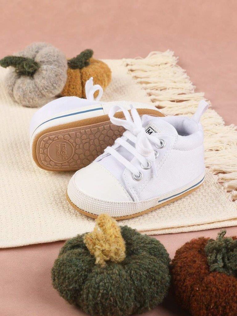 Baby Light Blue Stripe Canvas Sneaker