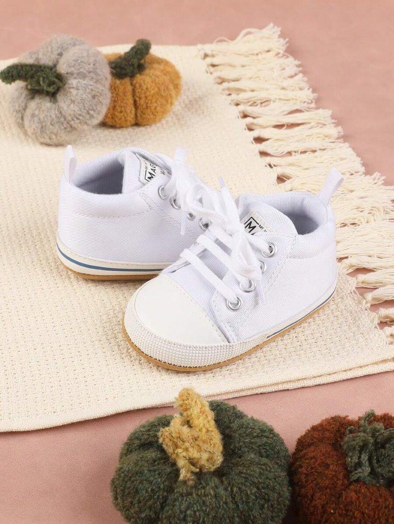 Baby Light Blue Stripe Canvas Sneaker