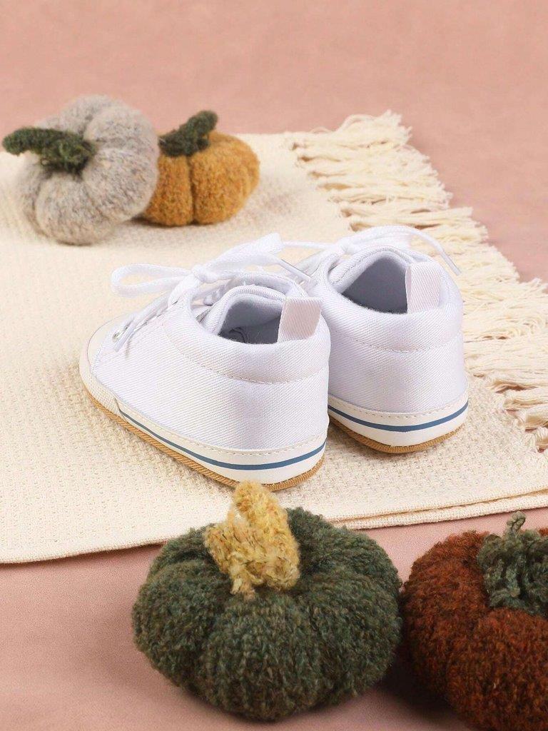 Baby Light Blue Stripe Canvas Sneaker