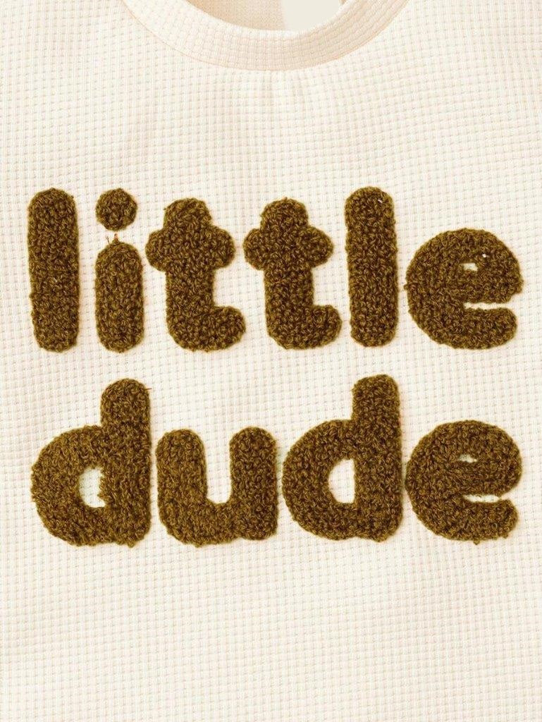 Baby Little Dude Tee And Shorts Set