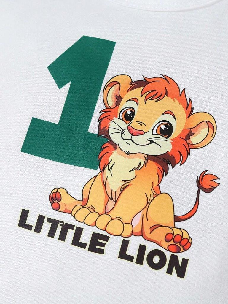 Baby Little Lion One Year Old Birthday Outfit