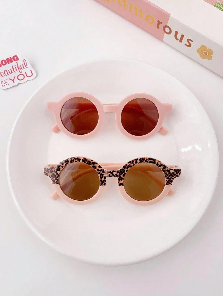 Kids Pink 2 Piece Set Sunglasses