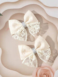 2 Piece Bowknot Design Hair Clips