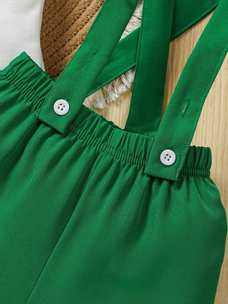 Baby Wild One Year Old Birthday Outfit Green