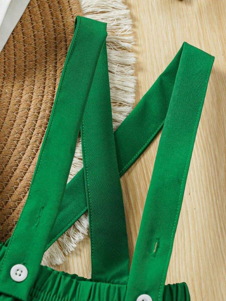 Baby Wild One Year Old Birthday Outfit Green